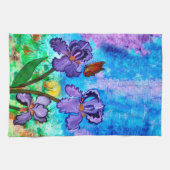 Iris an Sonnenaufgang 16" x 24" Handtuch (Horizontal)