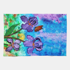 Iris an Sonnenaufgang 16" x 24" Handtuch