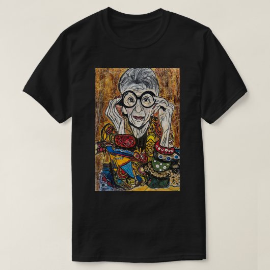 Iris Apfel Fashion 3 T-Shirt (Design vorne)