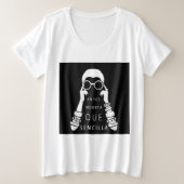 Iris Apfel ícono de moda Große Größe T-Shirt (Design vorne)