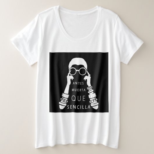 Iris Apfel ícono de moda Große Größe T-Shirt (Design vorne)
