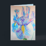 Iris Aquarellmalerei Kunst Florenz Geburtstagskart Karte<br><div class="desc">Iris Aquarellmalerei Kunst Blumengarten Geburtstagskarte und in der Karte 'Das Zimmer leuchtet auf,  wenn Sie hineingehen! " Geburtstagskarte,  Aus einem meiner ursprünglichen Aquarellbilder entworfen,  habe ich die ätherischen,  aber starken Blume Liebe.</div>