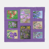 Iris Art Show # 1 Fleecedecke (Vorderseite (Horizontal))