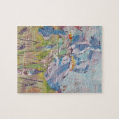 Iris auf Collage-Malerei / Künstler Larry Lerew Puzzle (Horizontal)