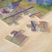 Iris auf Collage-Malerei / Künstler Larry Lerew Puzzle (Seite)