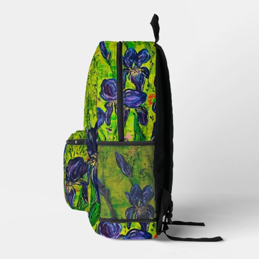 Iris Backpack Bedruckter Rucksack (Rechts)