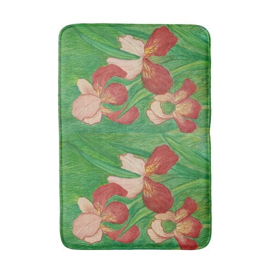 Iris Bath Mat Badematte (Vorderseite Vertikal)