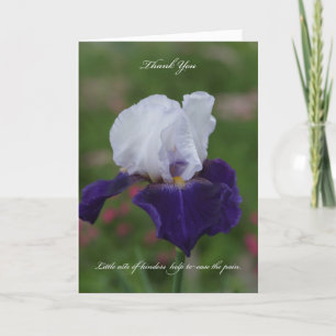 Iris Beileid Vielen Dank Karte