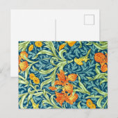 Iris, beliebtes Design von William Morris, Postkarte (Vorne/Hinten)