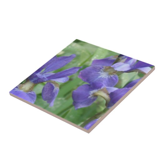 Iris-Birnen Trivet Fliese (Seite)