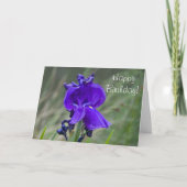 Iris Birthday Card Karte (Vorderseite)