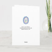 Iris Birthday Card Karte (Rückseite)