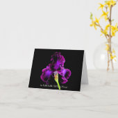 Iris-"Blasen-Blasen-" sammelbare Gruß-Karten Karte (Gelbe Blume)