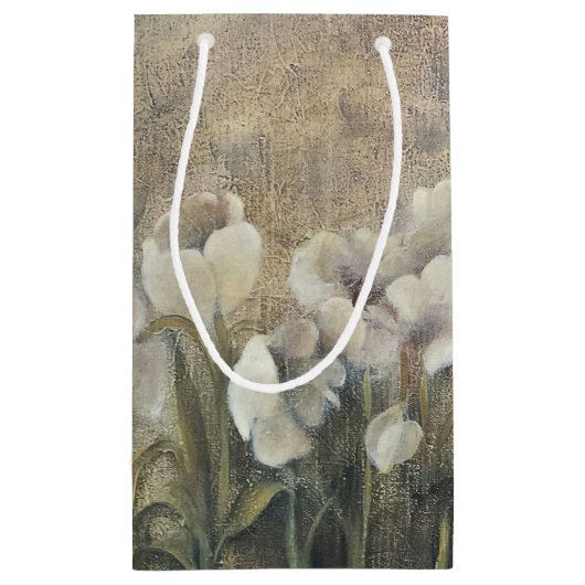 Iris Blossom blühend Kleine Geschenktüte (Rückseite)