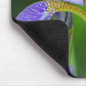 Iris Blue Blume Mousepad (Ecke)