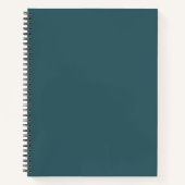 Iris Blue Spiral Notebook Notizblock (Vorderseite)