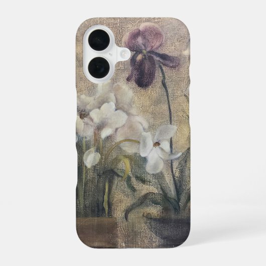 Iris blüht iPhone 16 hülle (Rückseite)