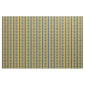 Iris Blume Art Nouveau Glass Blue Gold Stoff (Yard (91,4 cm))