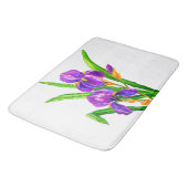 Iris Blume Bath Mat Badematte (Schrägansicht)