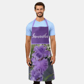 Iris Blume Blume Lila Lavender Lilac Schürze (Getragen)