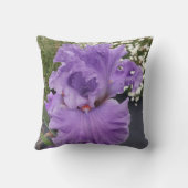 Iris Blume Blume Lila Lavender Lilac Schürze Kissen (Rückseite)