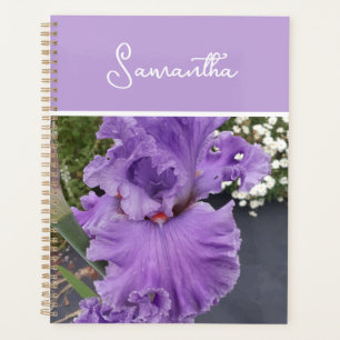 Iris Blume Blume Lila Lavender Lilac Schürze Planer