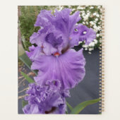 Iris Blume Blume Lila Lavender Lilac Schürze Planer (Rückseite)
