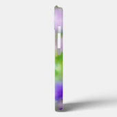 Iris Blume Bud Abstrakt Style Art Phone Case (Rückseite / Links)