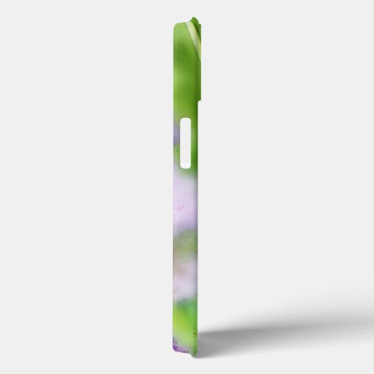 Iris Blume Bud Abstrakt Style Art Phone Case (Rückseite / Rechts)