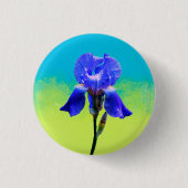 Iris-Blume Button (Vorderseite)