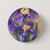 Iris-Blume Button (Vorderseite)