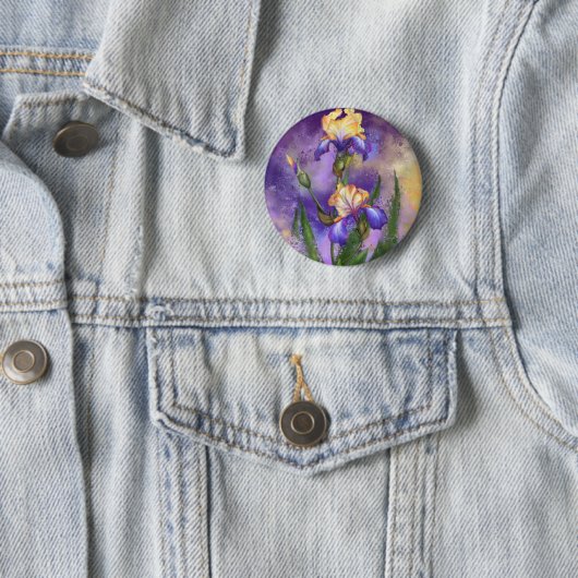 Iris-Blume Button (Beispiel)
