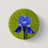 Iris-Blume Button (Vorderseite)
