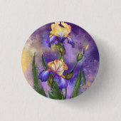 Iris Blume Button Beautiful Irises (Vorderseite)