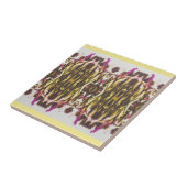 Iris Blume Centre Tiles Fliese (Seite)