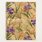 Iris Blume Chiyogami Planner Planer (Vorderseite)