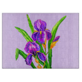 Iris Blume Cutting Board Schneidebrett (Vorderseite)