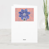 Iris Blume Faith Bible Verse Note Card Karte (Rückseite)
