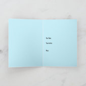 Iris-Blume Faltkarte Karte (Innenseite)