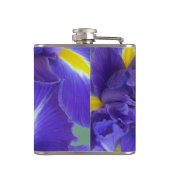Iris-Blume Flachmann (Rückseite)