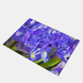 Iris-Blume Fußmatte (Schrägansicht)