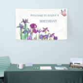 Iris Blume Geburtstagspartei Banner (Messeveranstaltung)