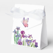 Iris Blume Geburtstagspartei Geschenkschachtel (Vorderseite)