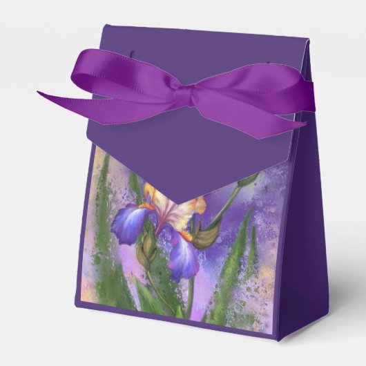 Iris Blume Geschenkboxen Irises Geschenkschachtel (Vorderseite)
