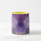 Iris Blume Kaffee Tasse (Zentrum)