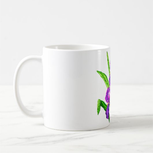 Iris Blume Kaffee Tasse Irische (Links)