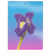 Iris-Blume Klemmbrett (Rückseite)