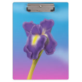 Iris-Blume Klemmbrett (Vorderseite)