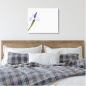 Iris-Blume. Leinwanddruck (Insitu (Schlafzimmer))