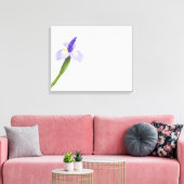 Iris-Blume. Leinwanddruck (Insitu (Wohnzimmer))